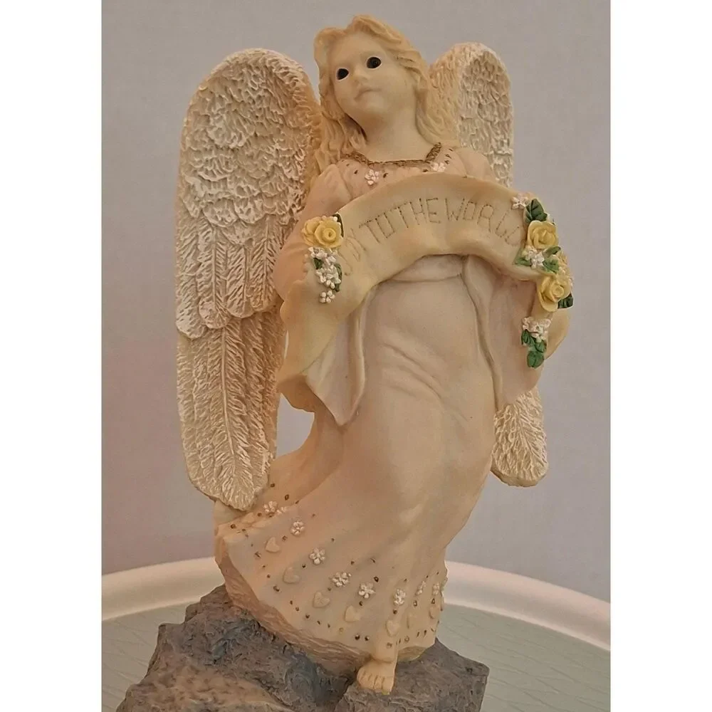 United Design Angels Collection Joy to the World Figurine AA-016 Cream 1992 USA